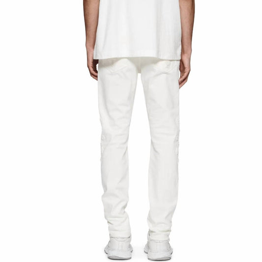 Purple Brand - Tuffetage Monogram Denim Skinny Jeans