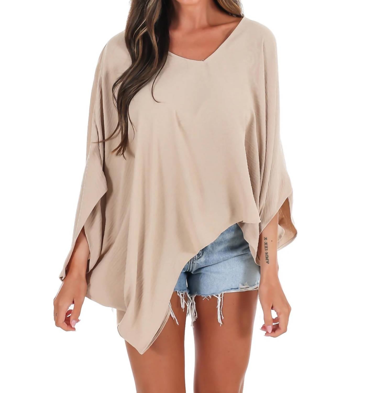 Ee:Some - Women's Relaxed Luxe Oversized Top