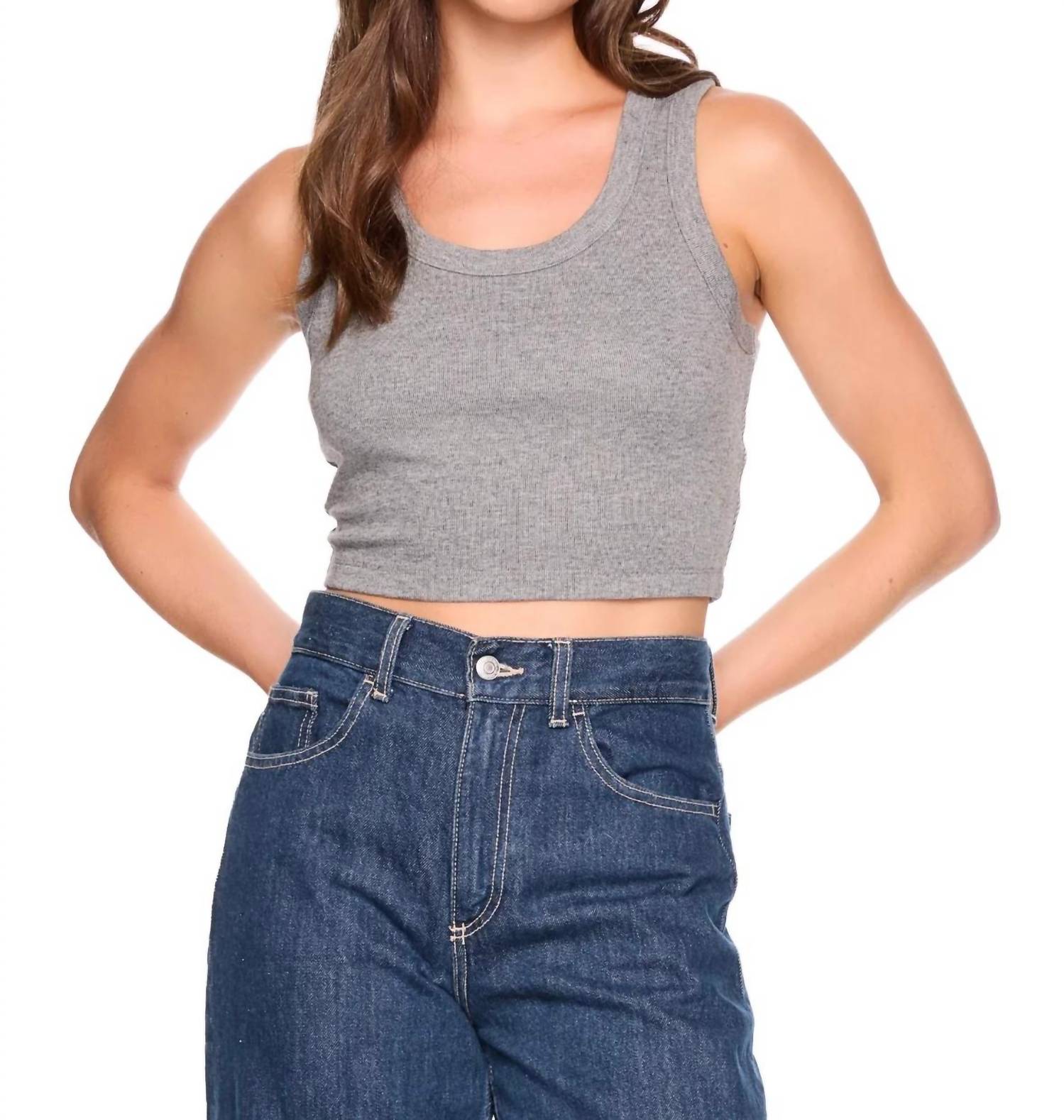 Susana Monaco - Fleece Scoop Neck Tank