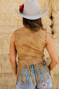 Rodeo Quincy - Wild Rose Fringe Vest