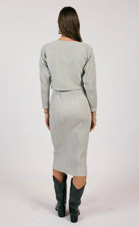 Sage The Label - Take A Walk Ribbed Knit Top And Dress Set