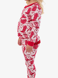Rufflebutts - Girl's Softsnooze Ruffle Long Sleeve Pajama Set With Signature Rear Ruffles