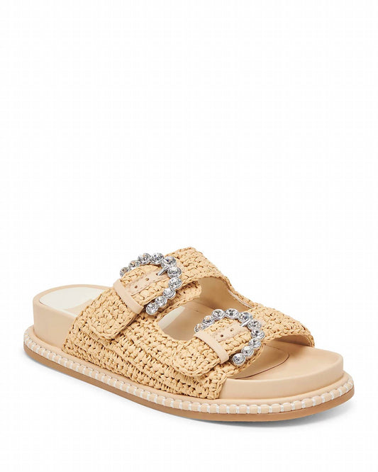 Dolce Vita - Women's Shauny Crystal Buckled Slide Sandals