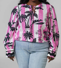 Emily Lovelock - Eva Long Sleeve V-neck Blouse - Plus