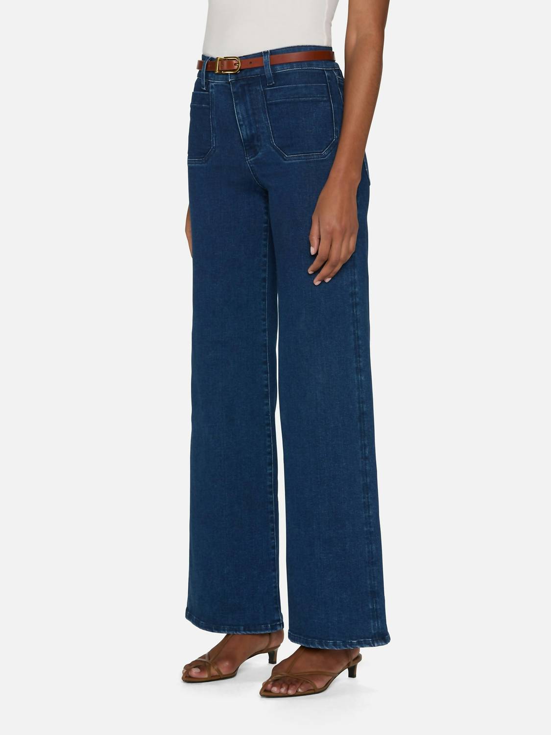 Frame - Le Slim High Rise Wide-leg Flare Pants