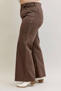 Judy Blue - Retro High Waist Wide Leg Jeans - Plus