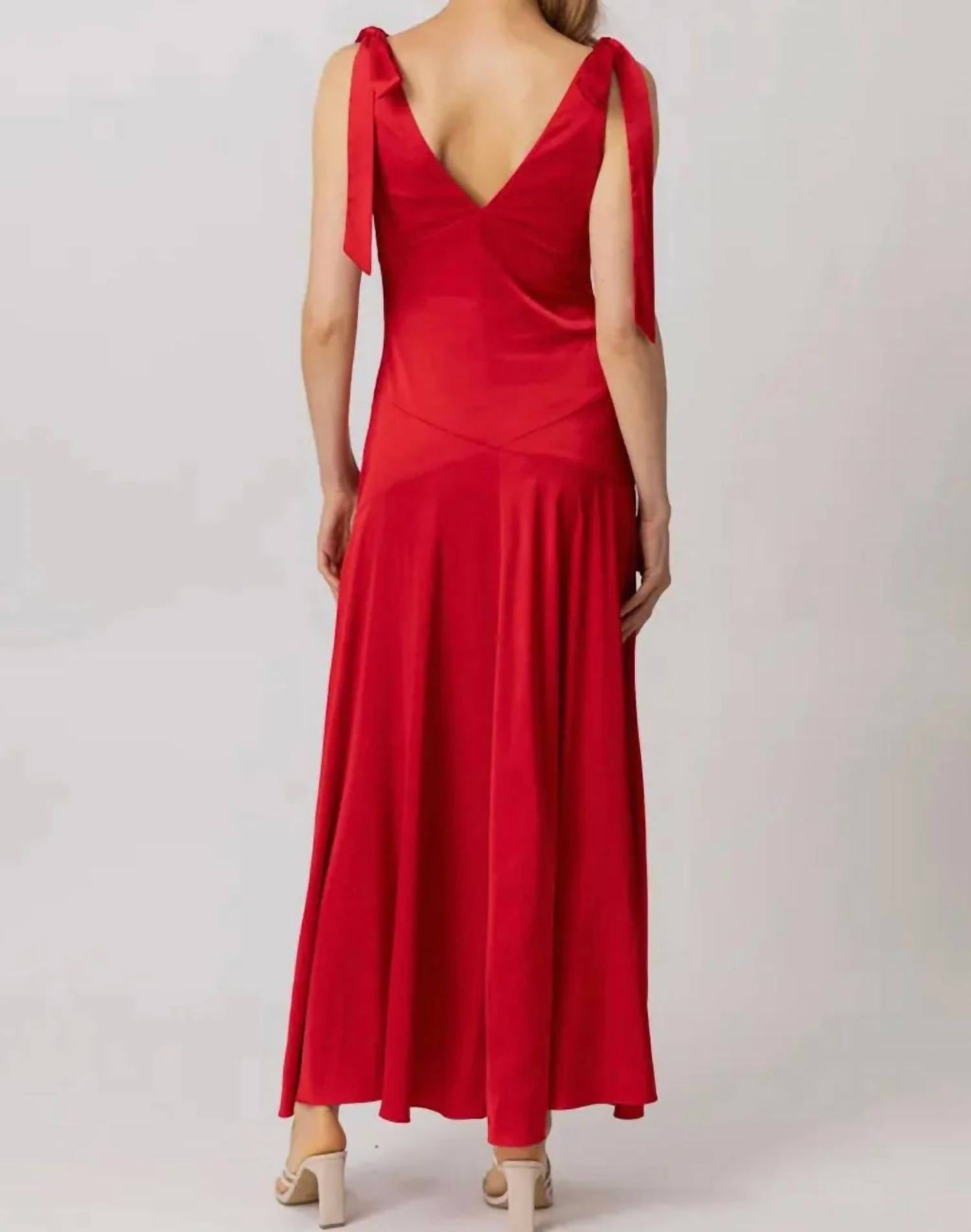 Line And Dot - Draped Maxi Dress