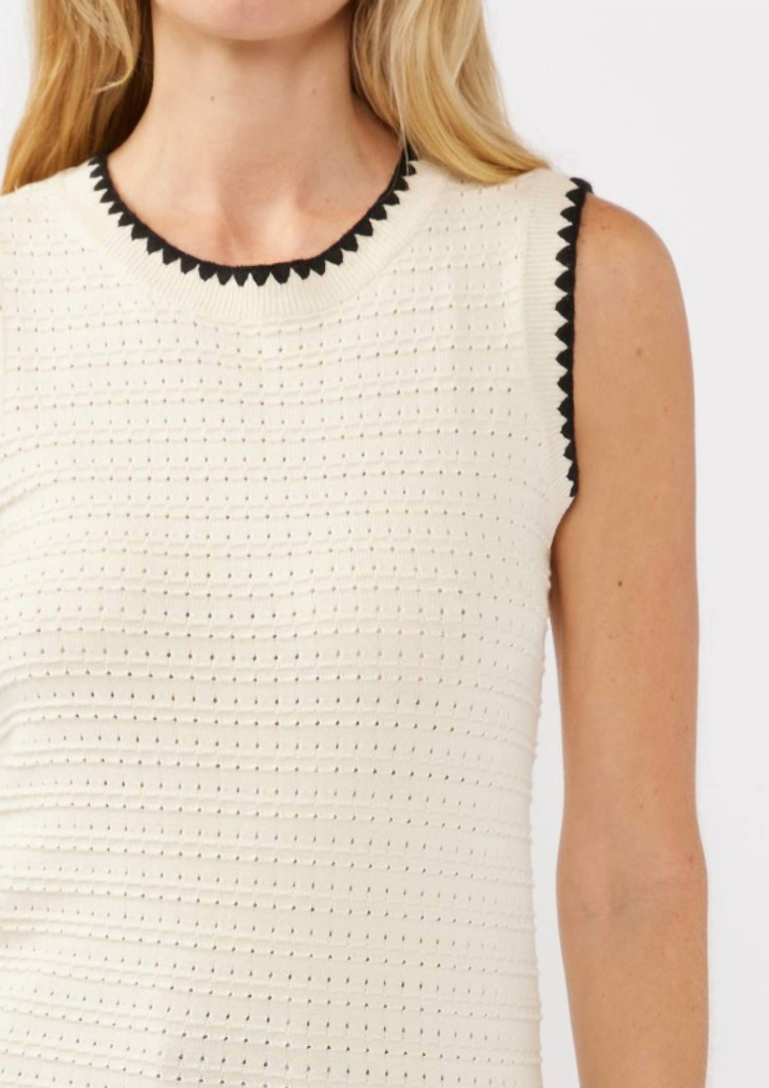 Lovestitch - JULES CHAIN LINK SWEATER TANK