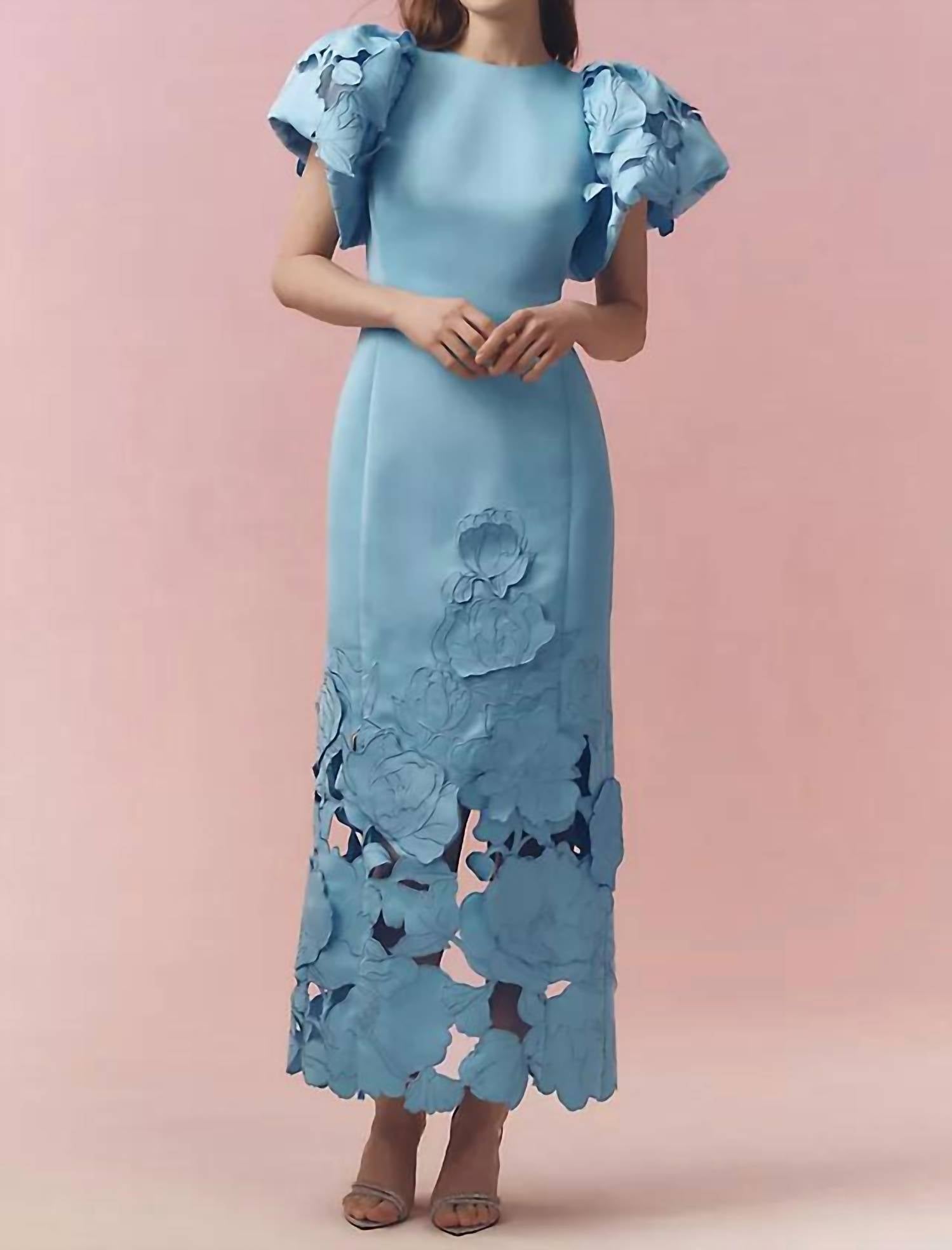 Leo Lin - Lucinda Applique Maxi Dress
