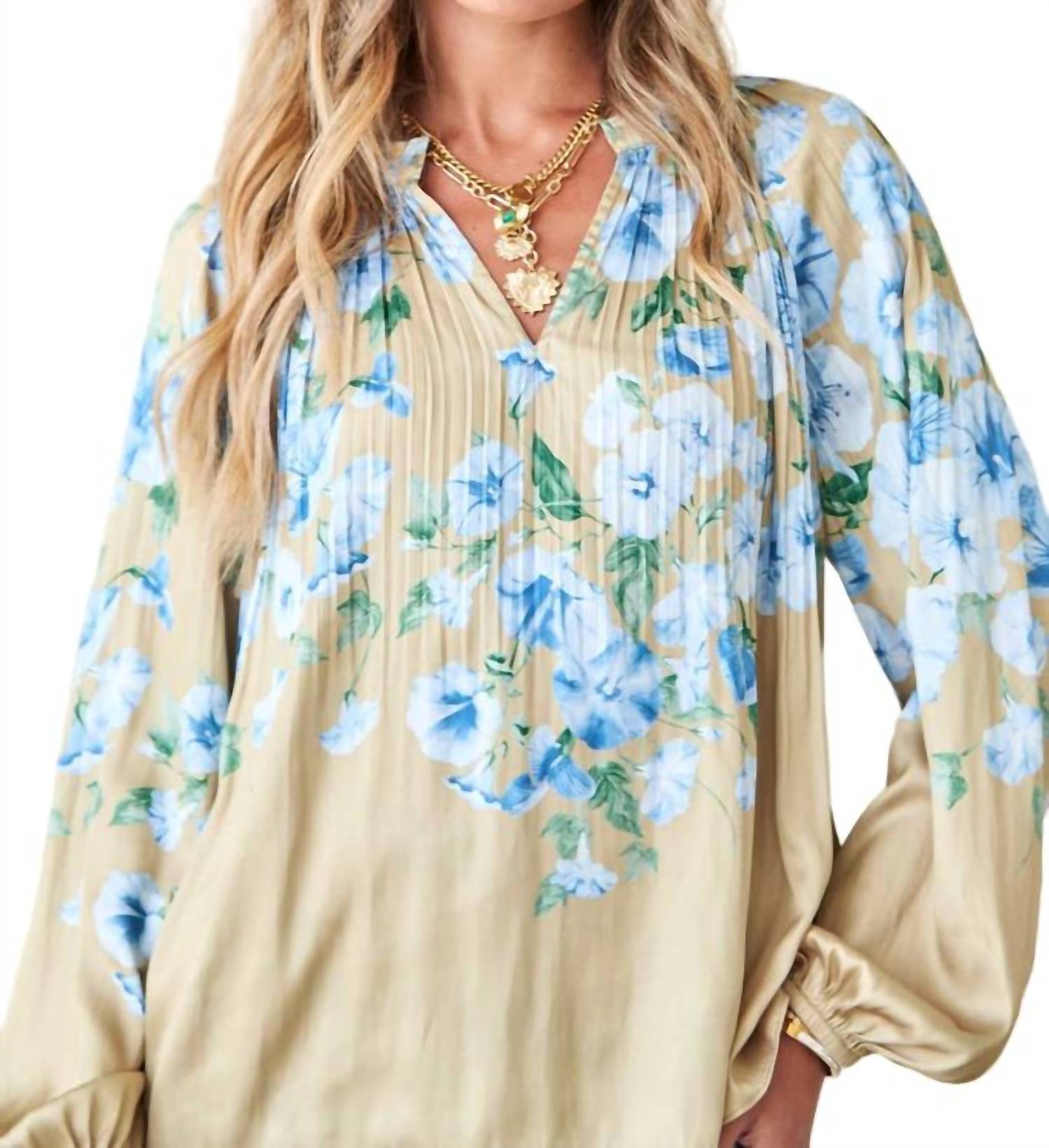 Current Air - Maeve Floral Long Sleeve Top