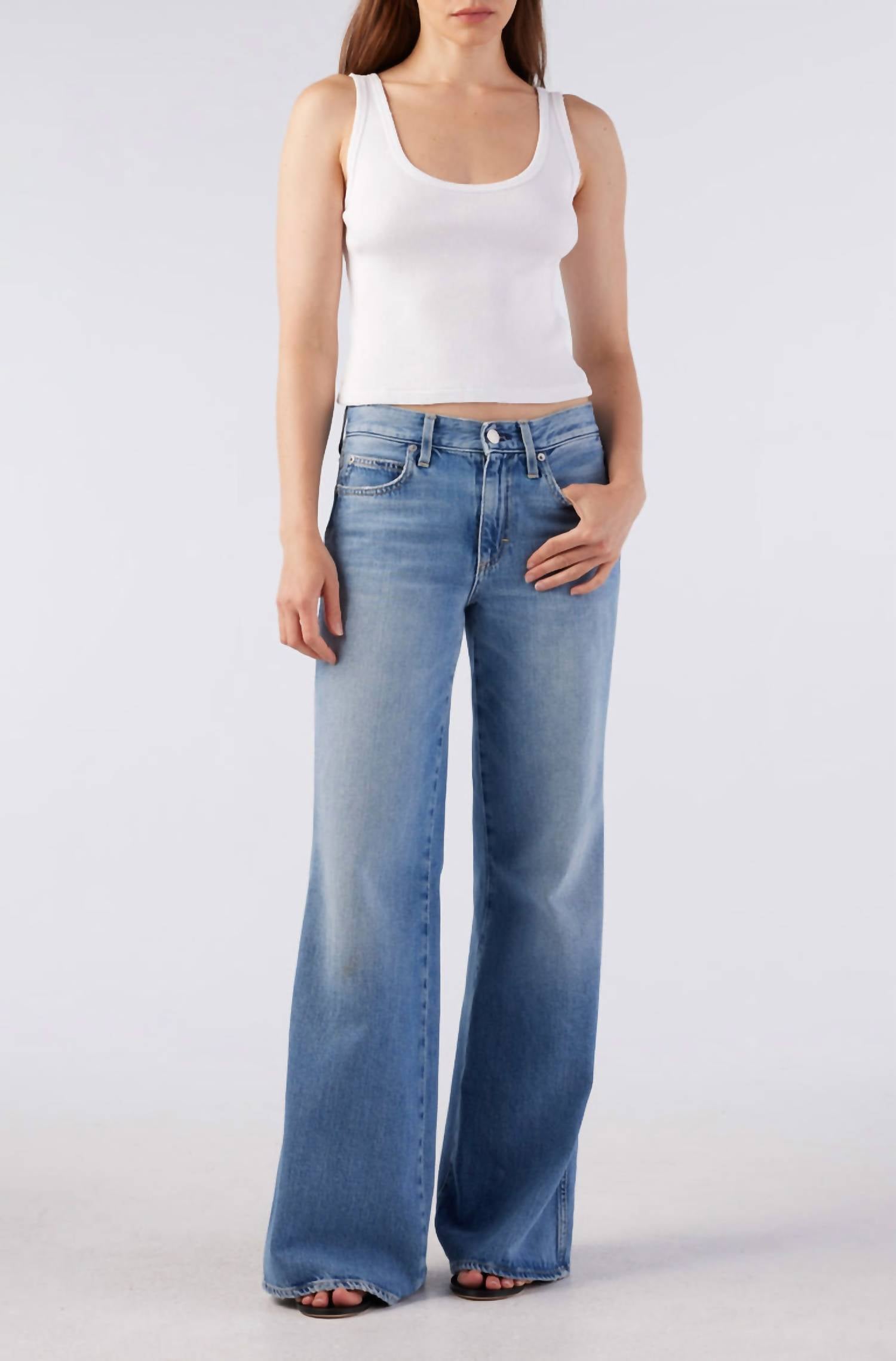 Amo - Faith Relaxed Flare Jean