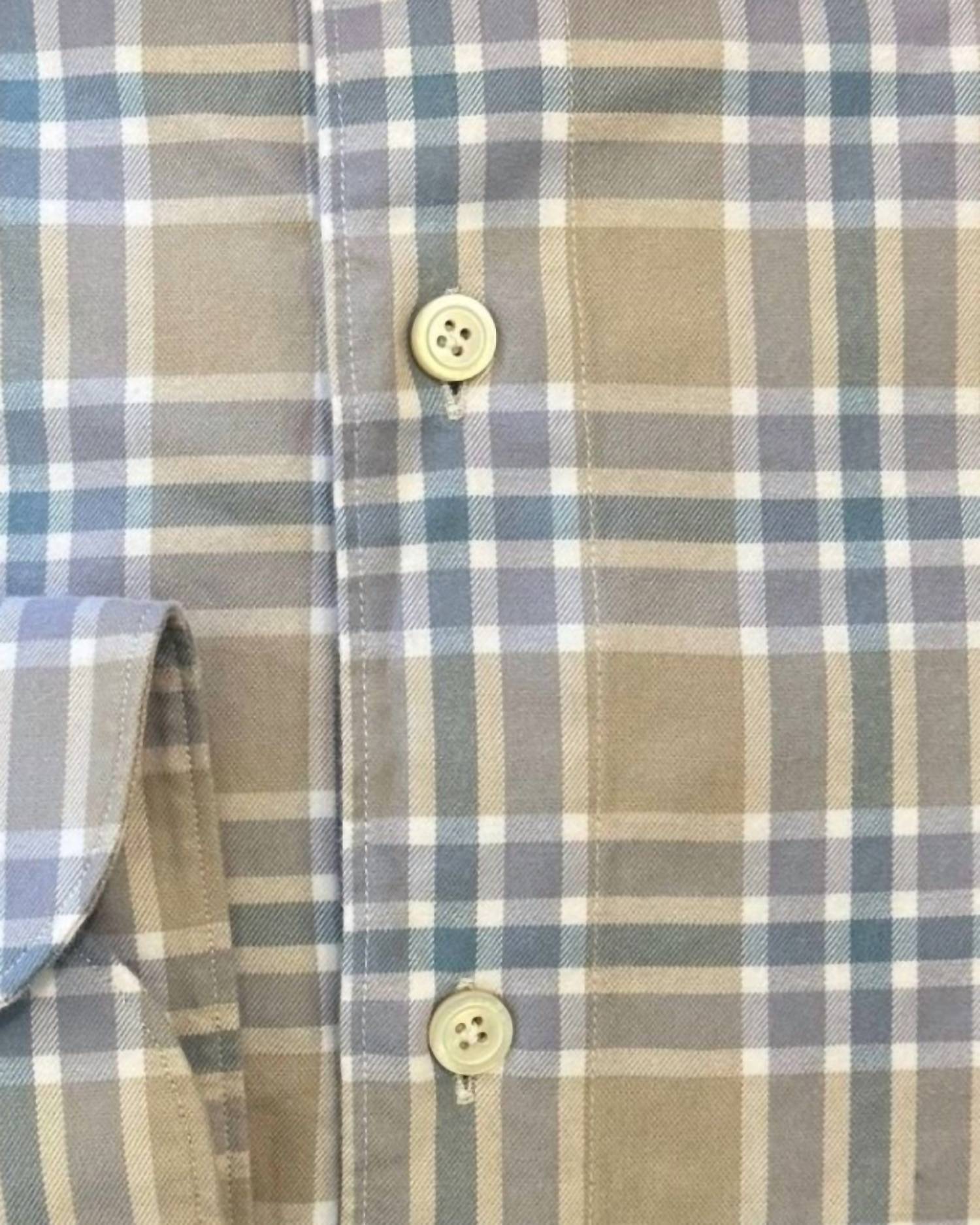 Finamore - Men's Plaid Shirt