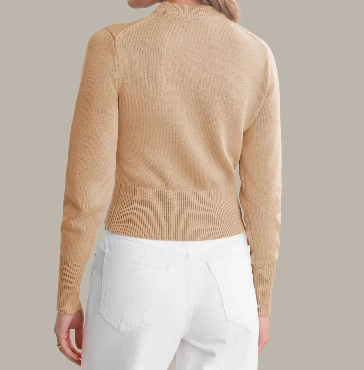 525 America - Adeline Cropped Cotton Sweater