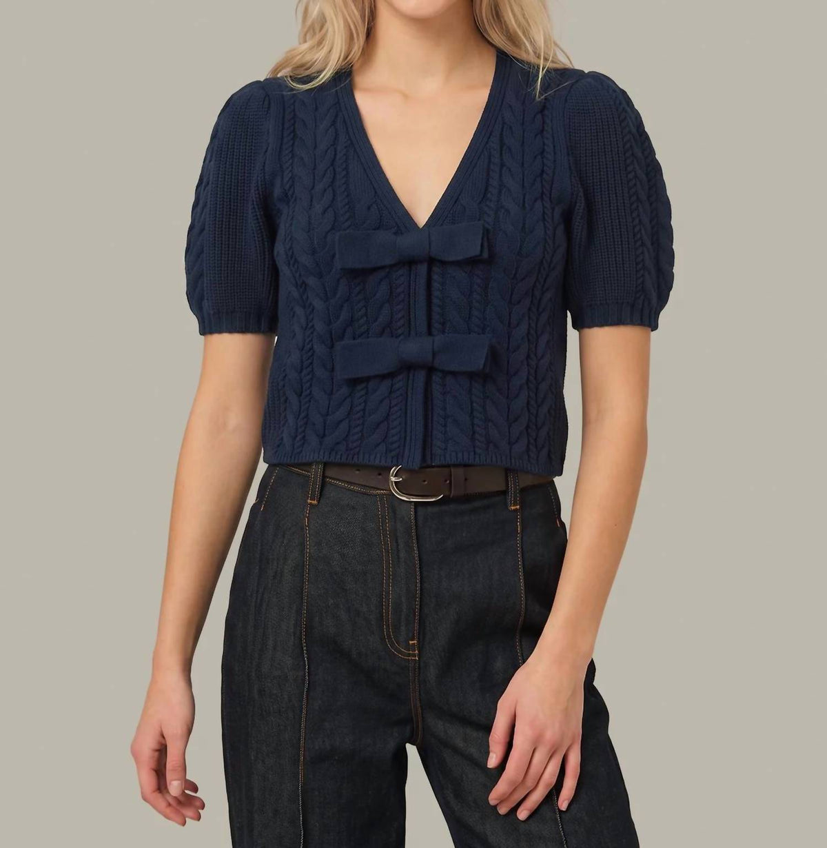 525 America - Alexander Bow Cardigan