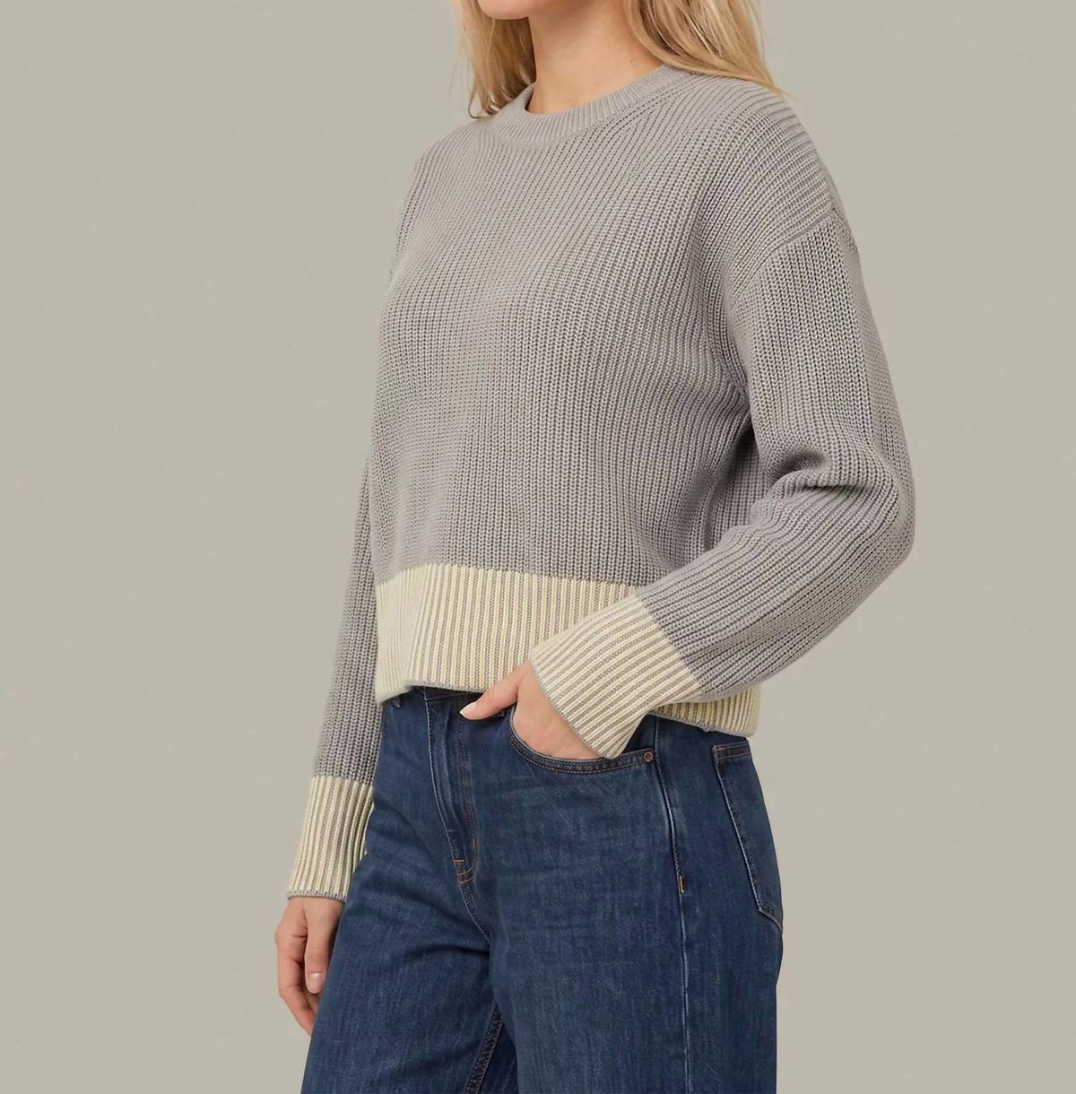 525 America - Sienna Stripe Rib Sweater