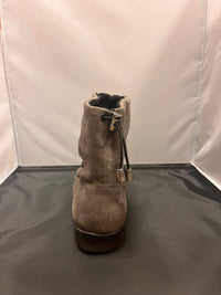 bussola Women's Catva Boot in stretch suede taupe - women's shoe - alternate view