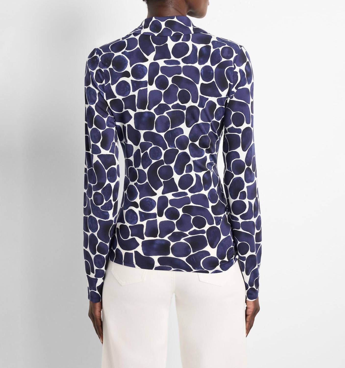 Nic + Zoe - Geo Pebble Knit Wrap Top
