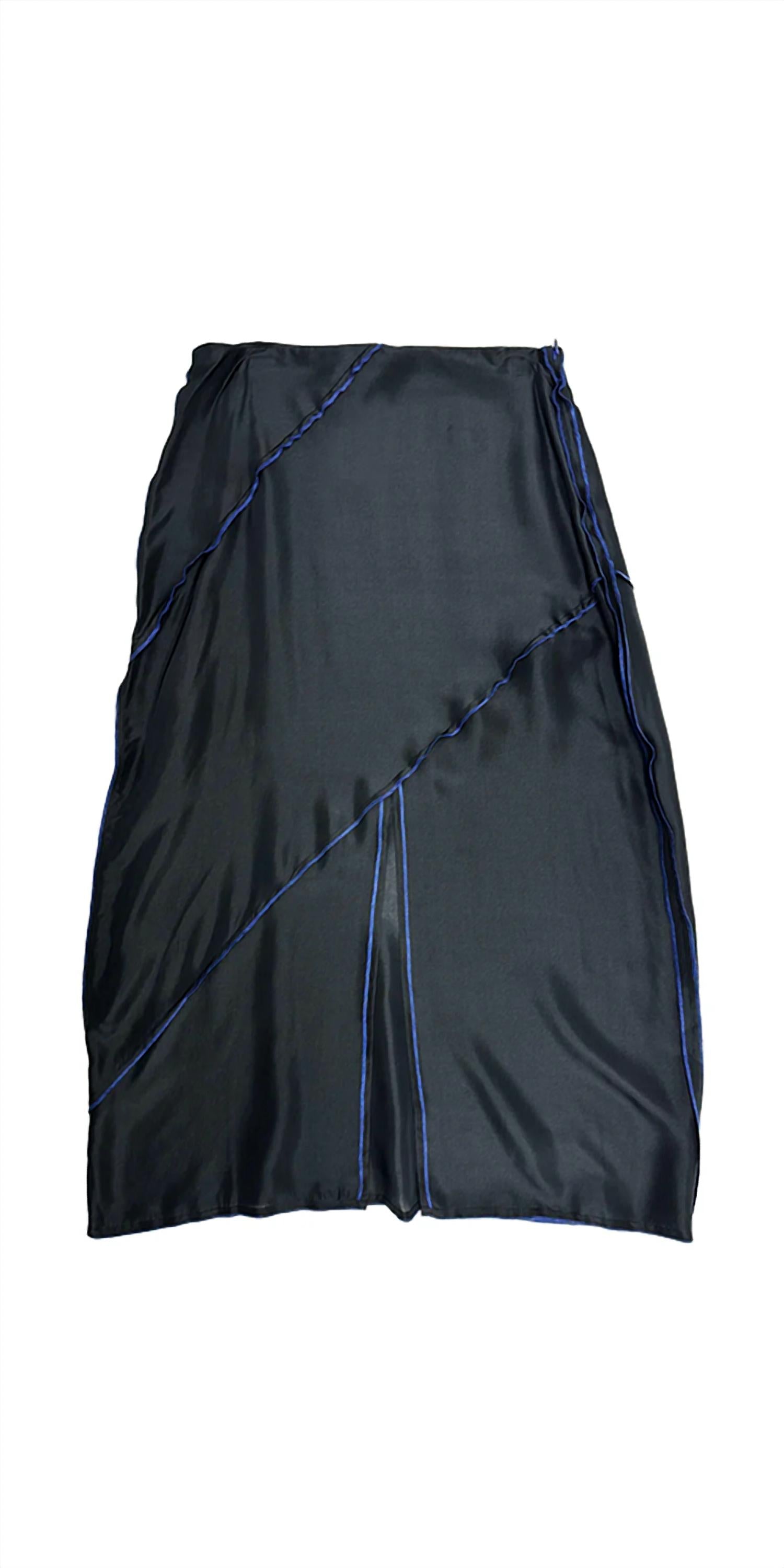 6397 - Deconstructed Midi Skirt