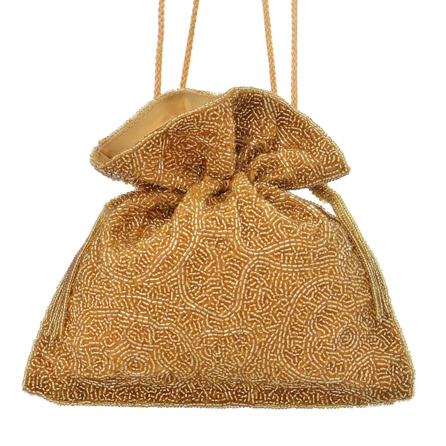 Guadalupe Design - Women's Anthophila Beaded Pouch Bag