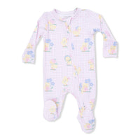 Angel Dear - Kids Vintage Spring Ducklings 2 Way Zipper Footie