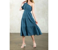Thml - Mariah Textured One Shoulder Dress