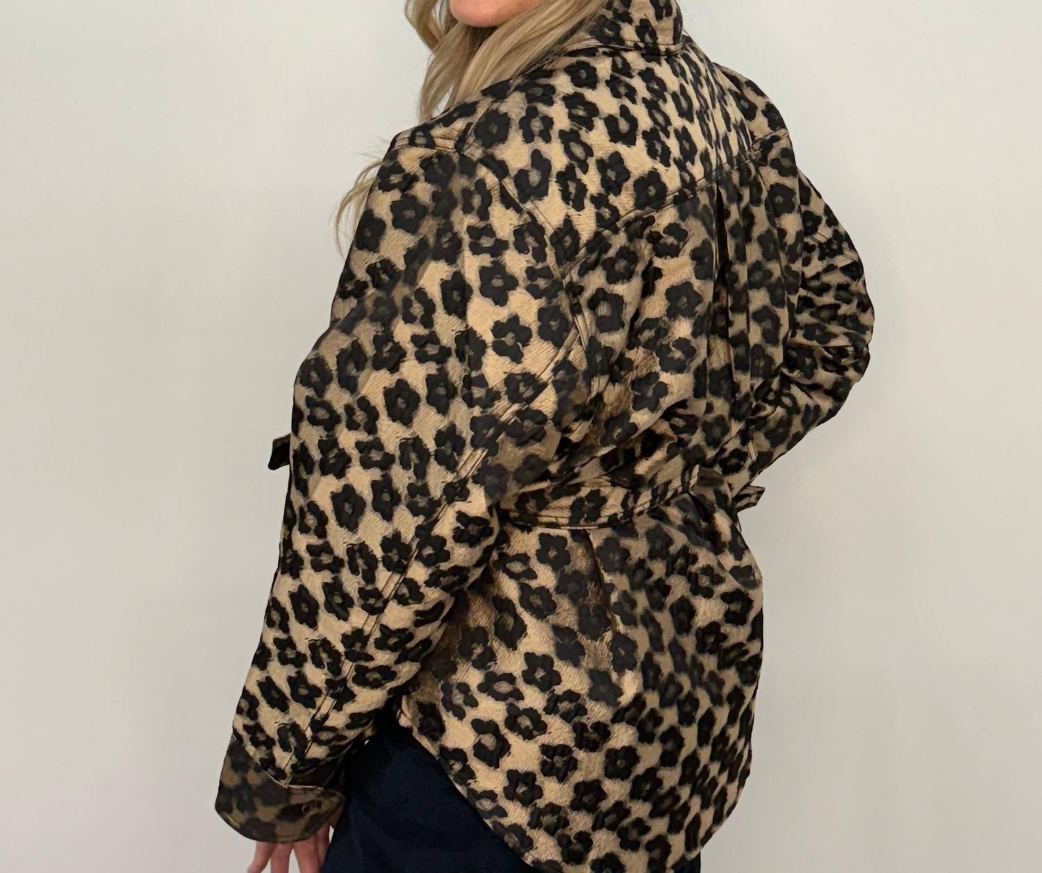 Frnch - Leopard Long Sleeve Overshirt