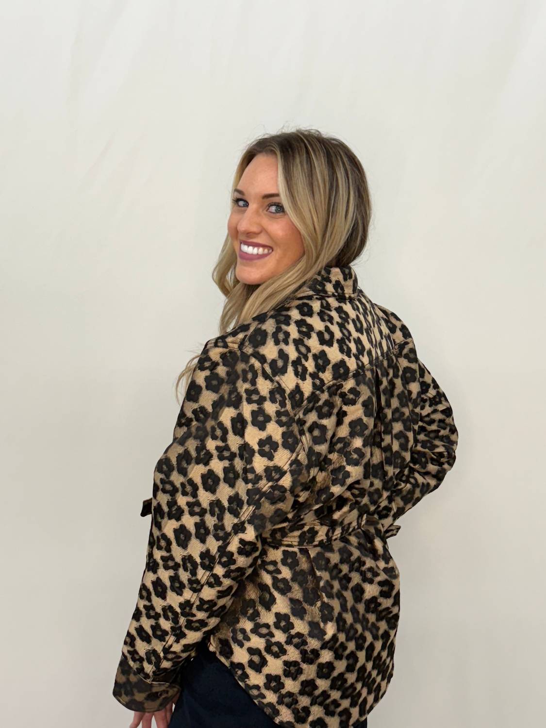 Frnch - Leopard Long Sleeve Overshirt