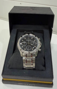 Bulova - Men's Chronograph Classic Diamond Watch - 44mm