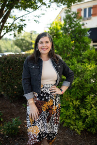 Apricot - Wrap Midi Skirt