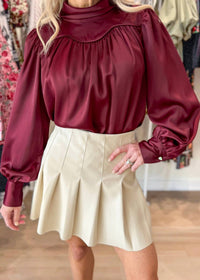 Crosby By Mollie Burch - Vinyl Wesson Blouse