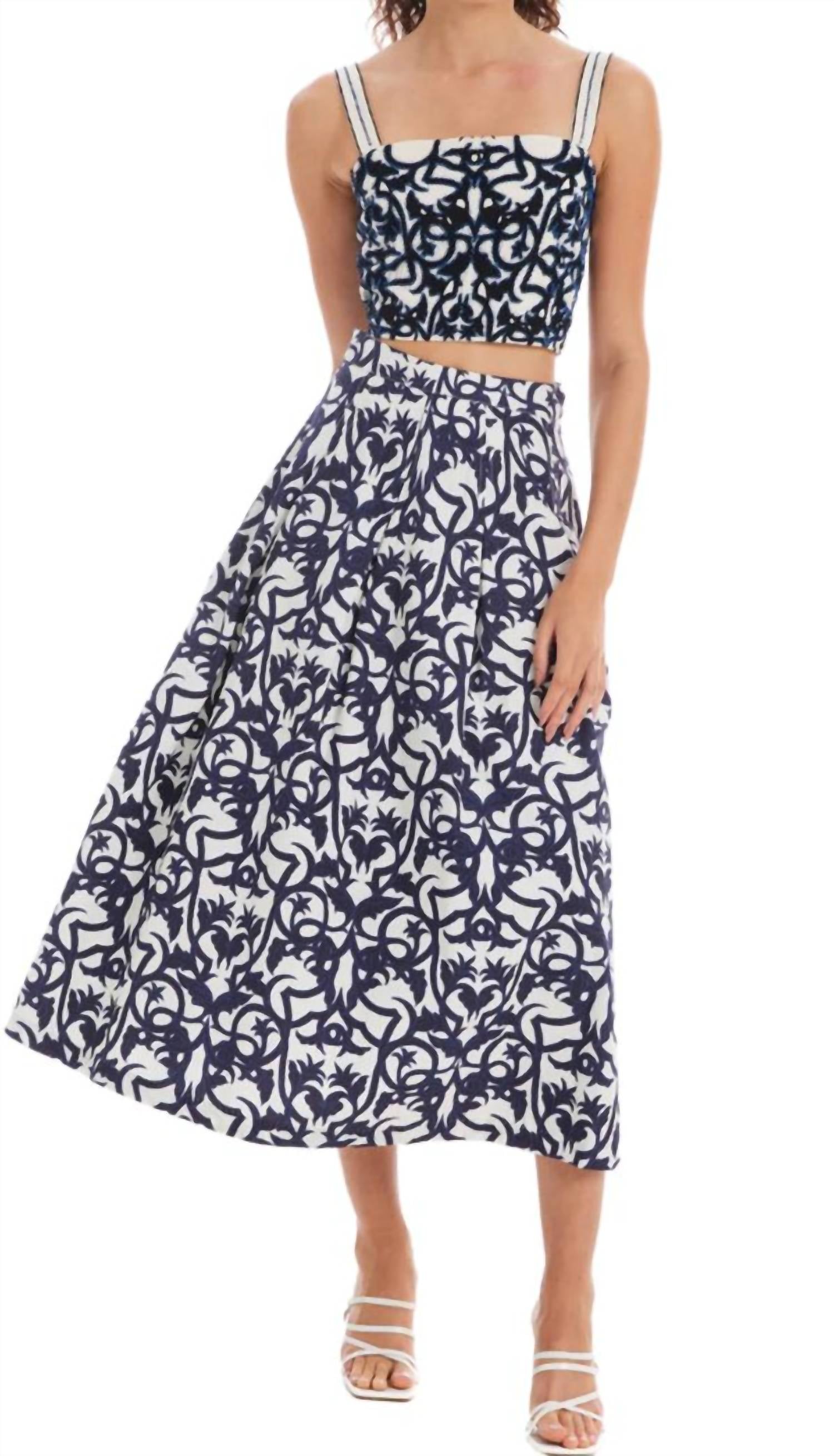 Allison New York - Beaded Tyra Crop Top