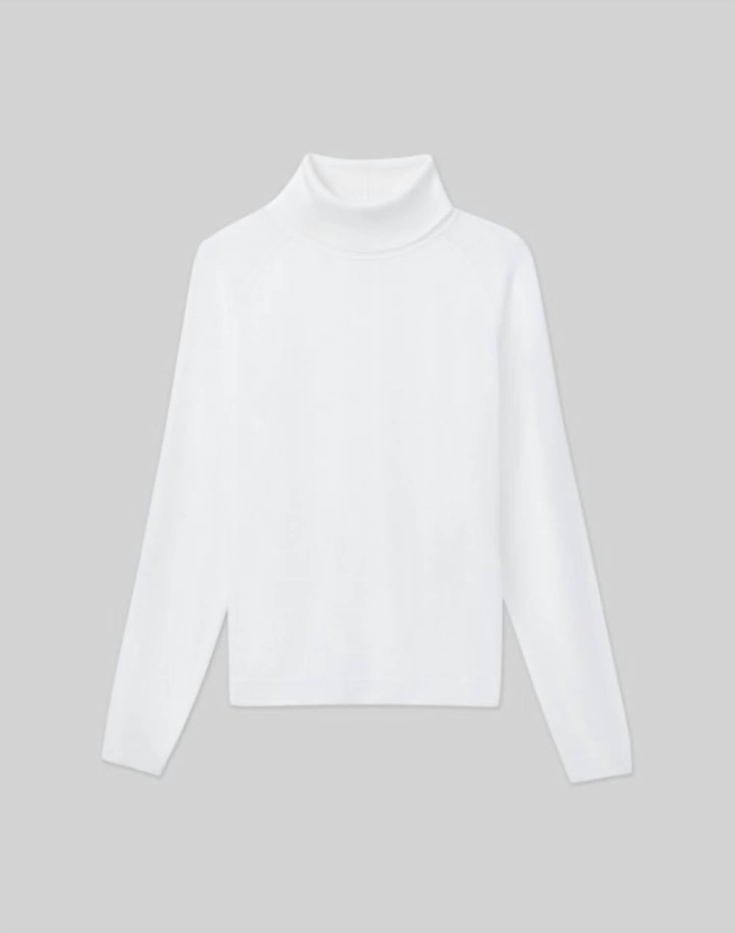 Lafayette 148 - Petite Responsible Matte Crepe Turtleneck Sweater