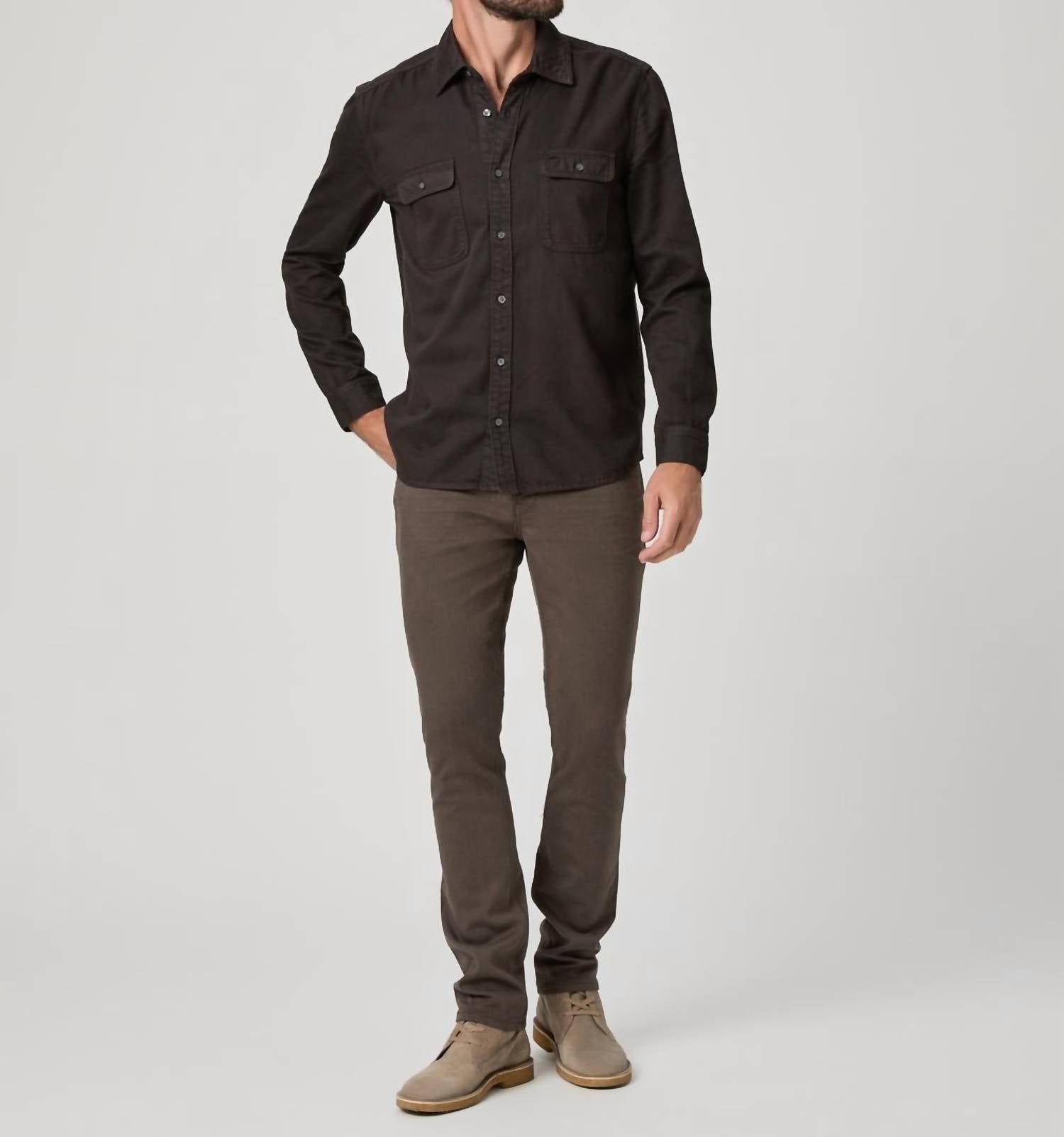 Paige - Transcend Federal Slim Straight Jean