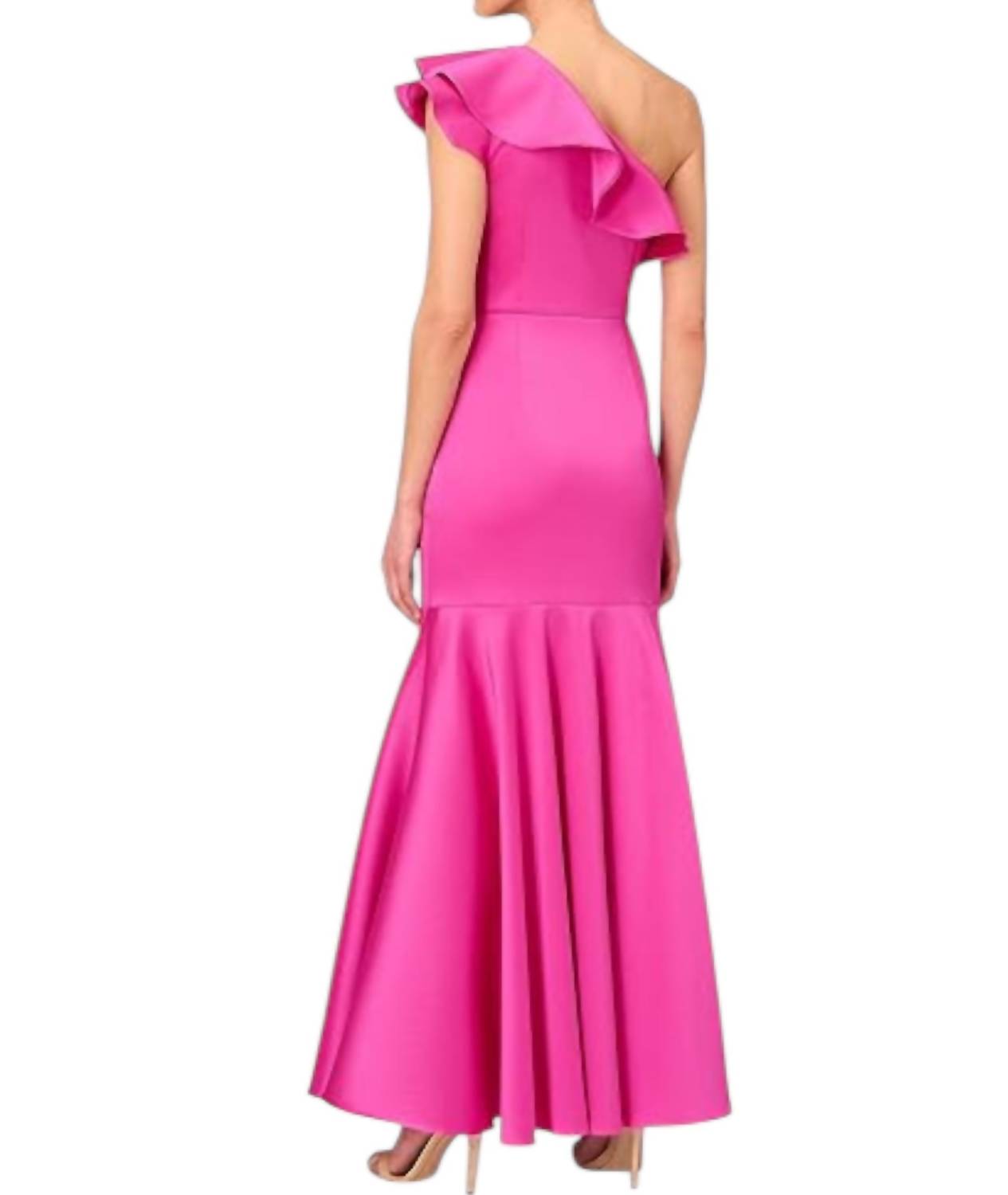 Aidan Mattox - One Shoulder A-line Gown