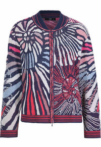 Ivko - Seashell Knit Bomber Jacket
