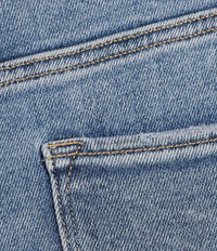 Dear John Denim - Jodi Straight Leg High Rise Fray High Low Hem Jean