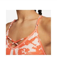 NIKE Women's Dri Fit Icon Sports Bra in orange - women's intimate - detail view