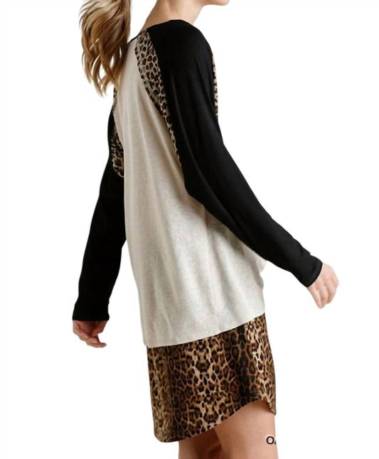 Umgee - Leopard Knot Top