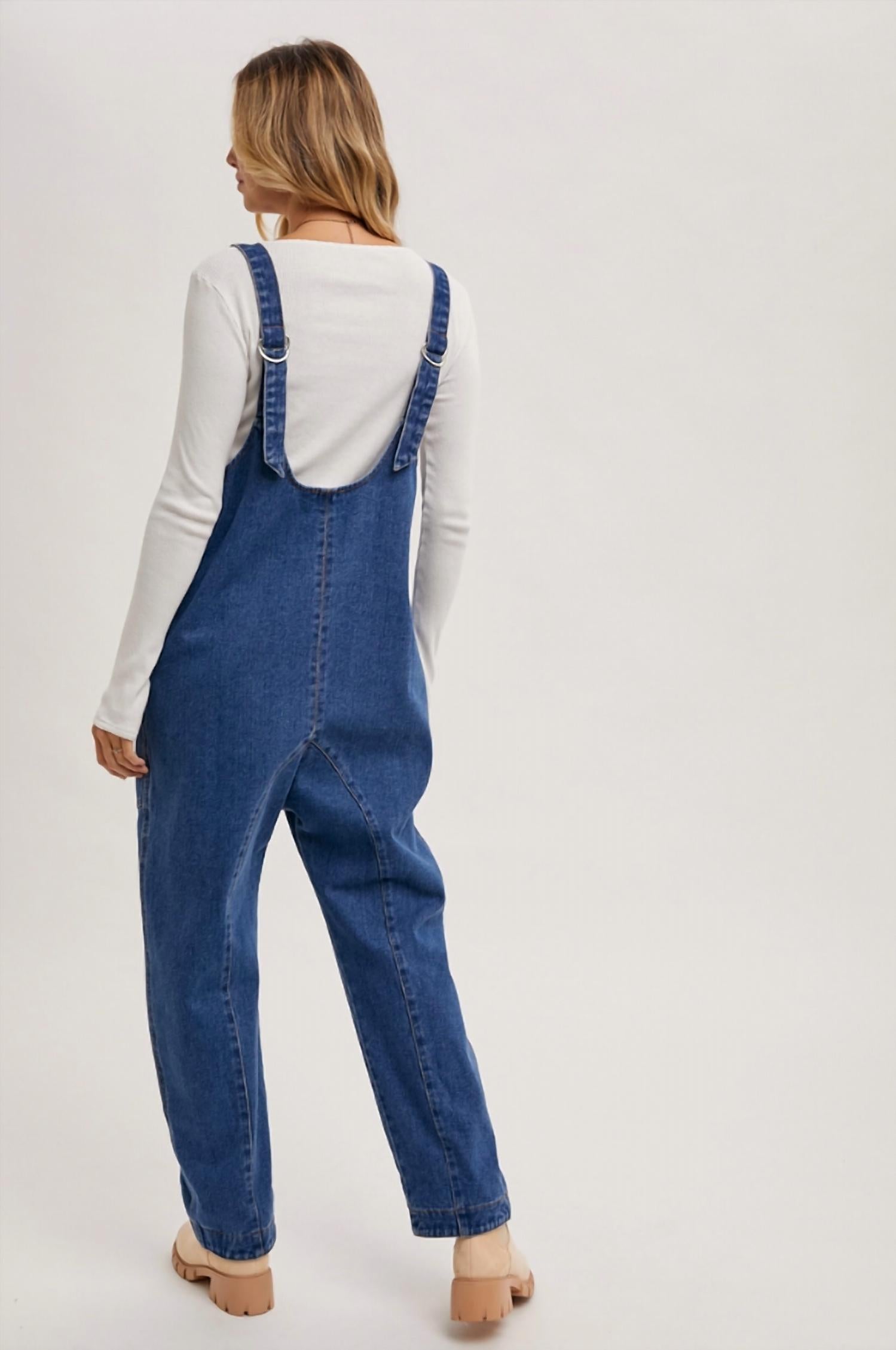 Bluivy - Relaxed Fit Denim Jumpsuit