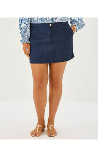 Lilly Pulitzer - Colette Stretch Denim Mini Skirt