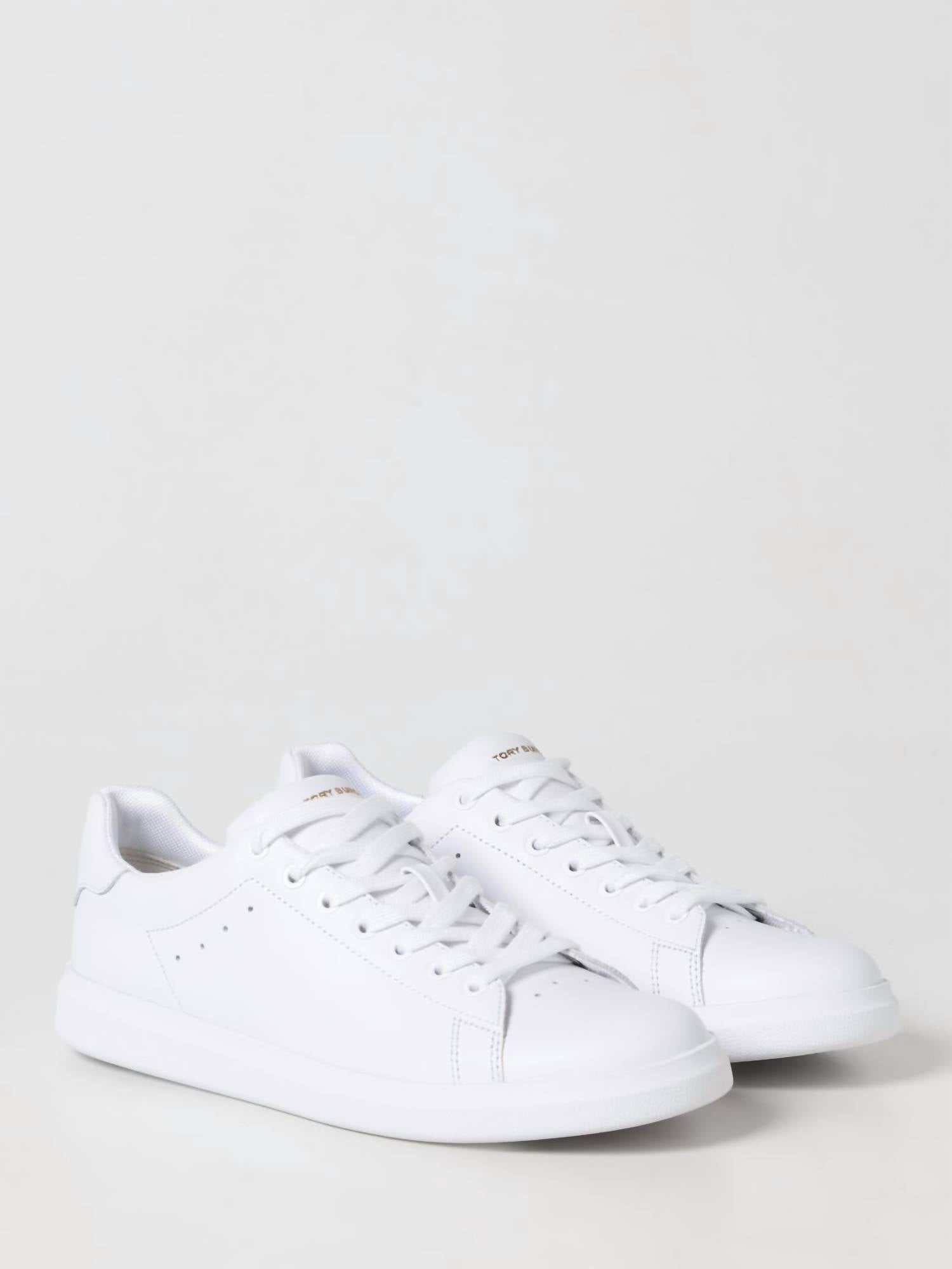 TORY BURCH Men's Howell Court Leather Sneakers in white - men's sneaker