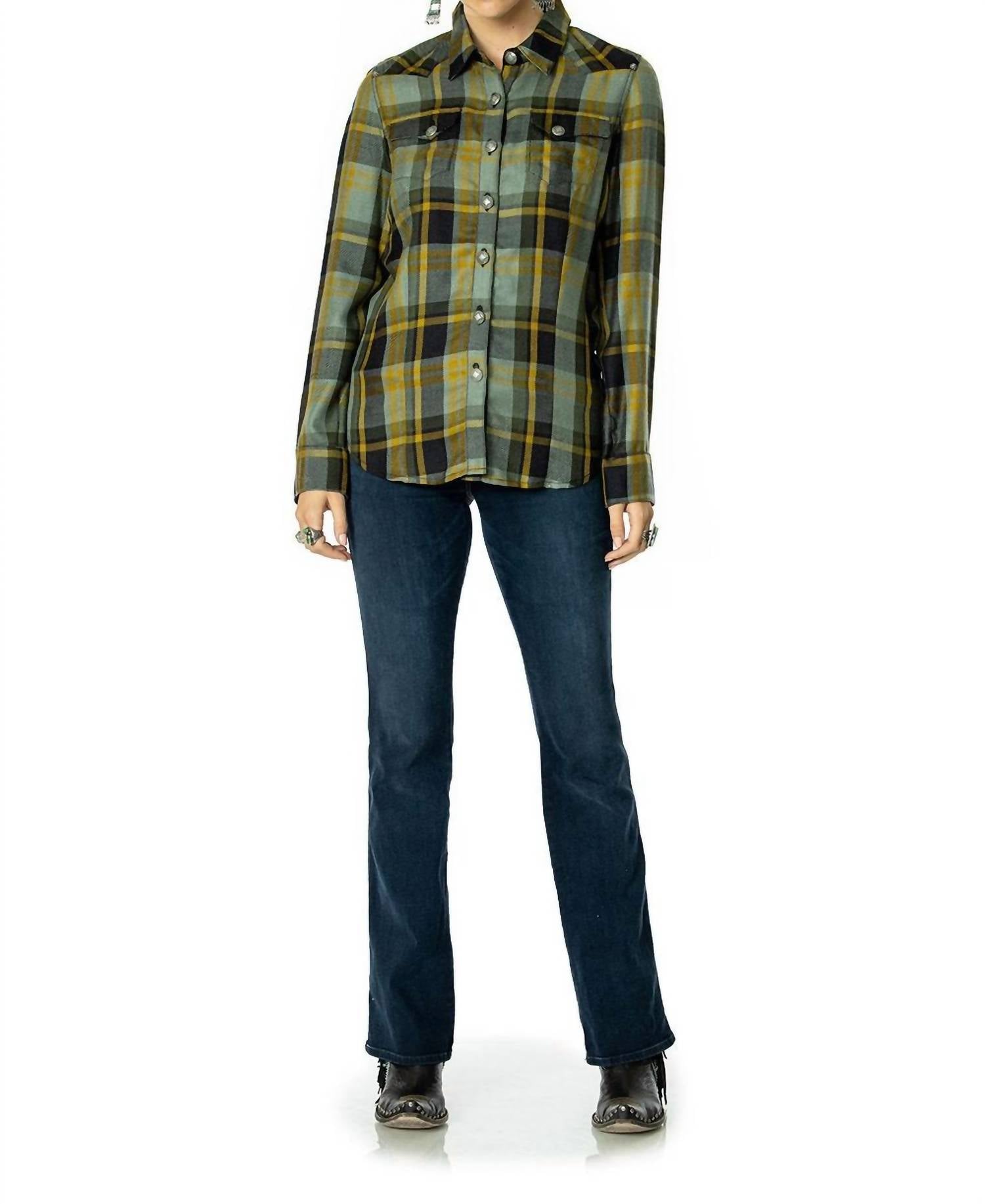 Double D Ranch - Rodgers Plaid Button Down Shirt