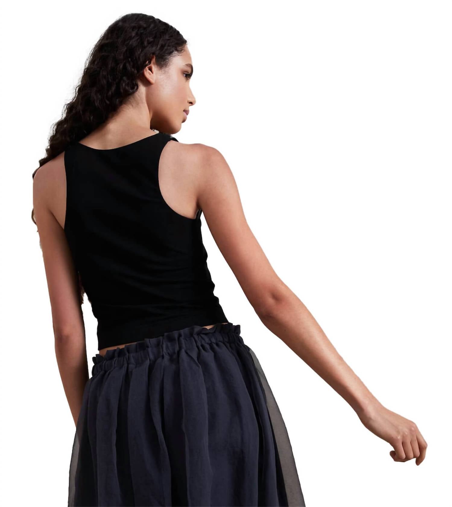 Brunello Cucinelli - Flat Cotton Bra Top Tank With Monili