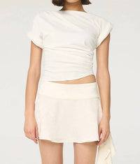 LINE Francine Short Sleeve T-shirt in vanila - women's t-shirt