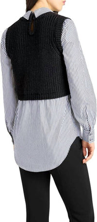 Cinq A Sept - Mara Shaker Pullover Sweater