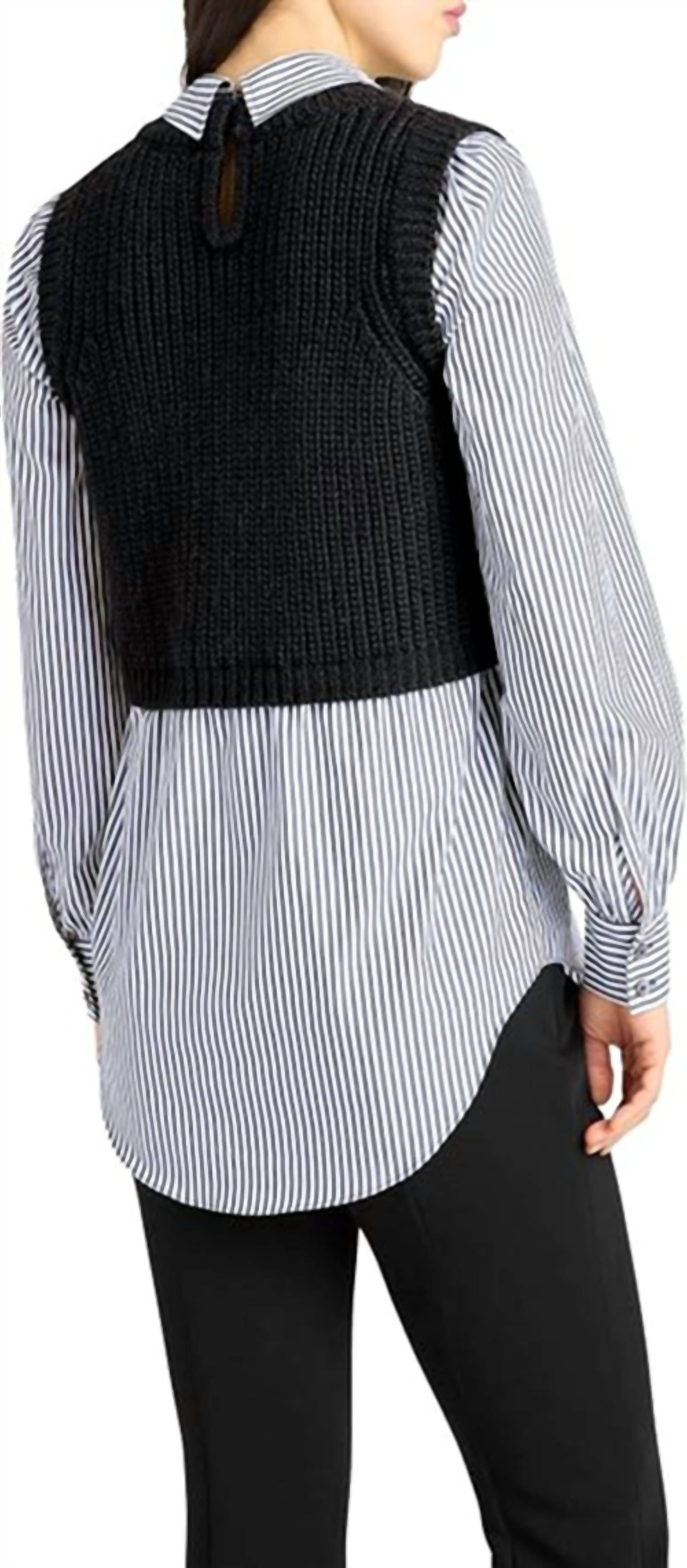 Cinq A Sept - Mara Shaker Pullover Sweater