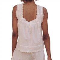 The Great. - Women's The Eyelet Tank Top