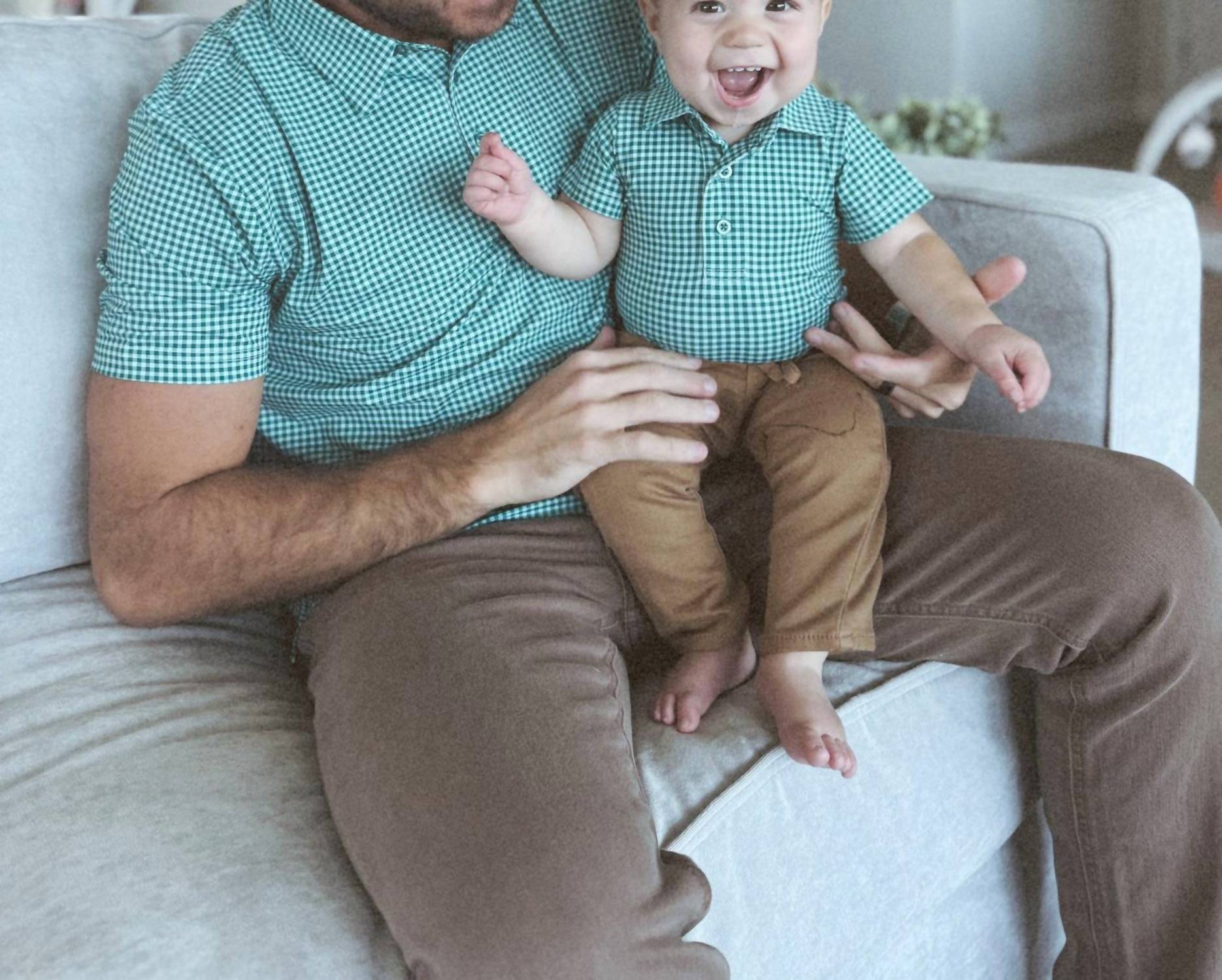 Pops Polos - Men's Short-Sleeve Plaid Polo