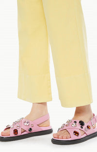 Mother - Maven Wide Hem Ankle Jeans