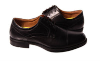 Florsheim Men's Midtown Cap Toe Oxford Shoes in black - men's shoe - detail view